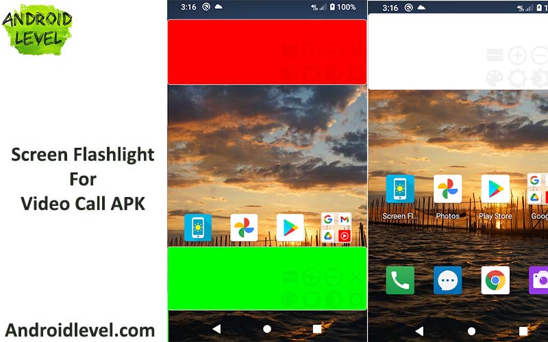 screen flashlight for video call apk