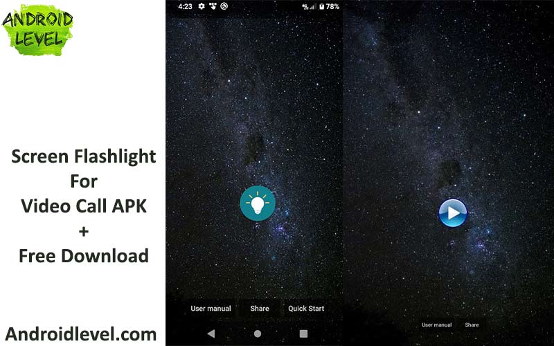screen flashlight for video call selfie apk free download