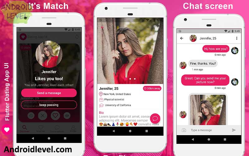 flutter complete dating app for android