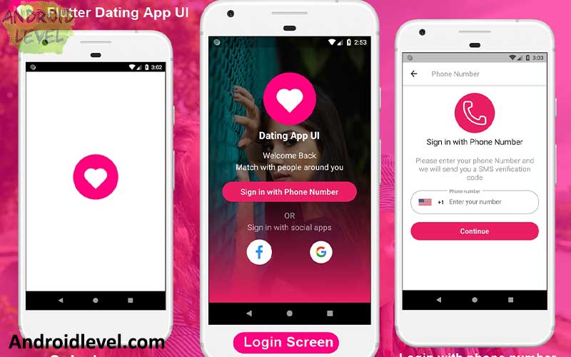 flutter dating app ui